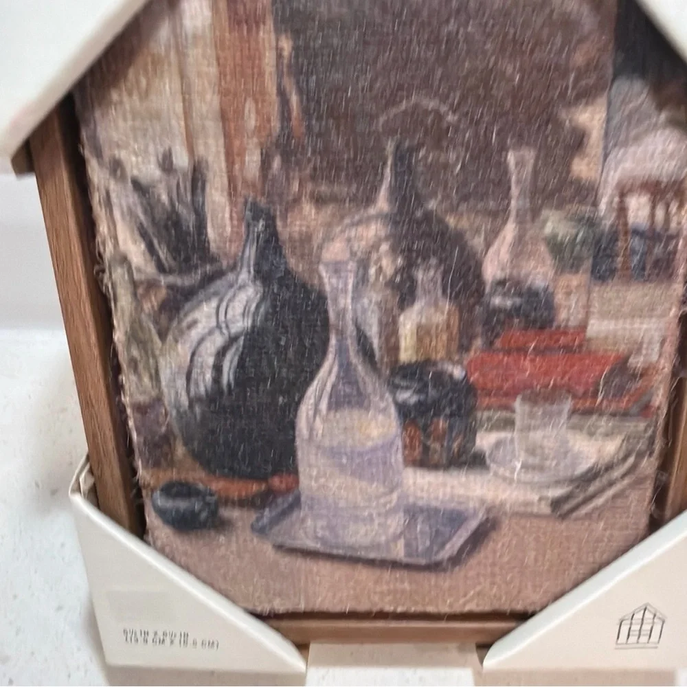Hearth&hand Needle Point Wall Art Painting Vases New